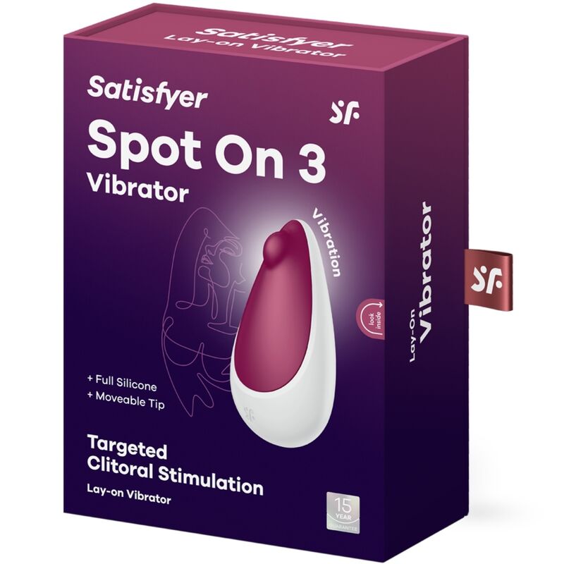 SATISFYER - SPOT ON 3 STIMULATEUR CLITORAL BAIES – vue 5