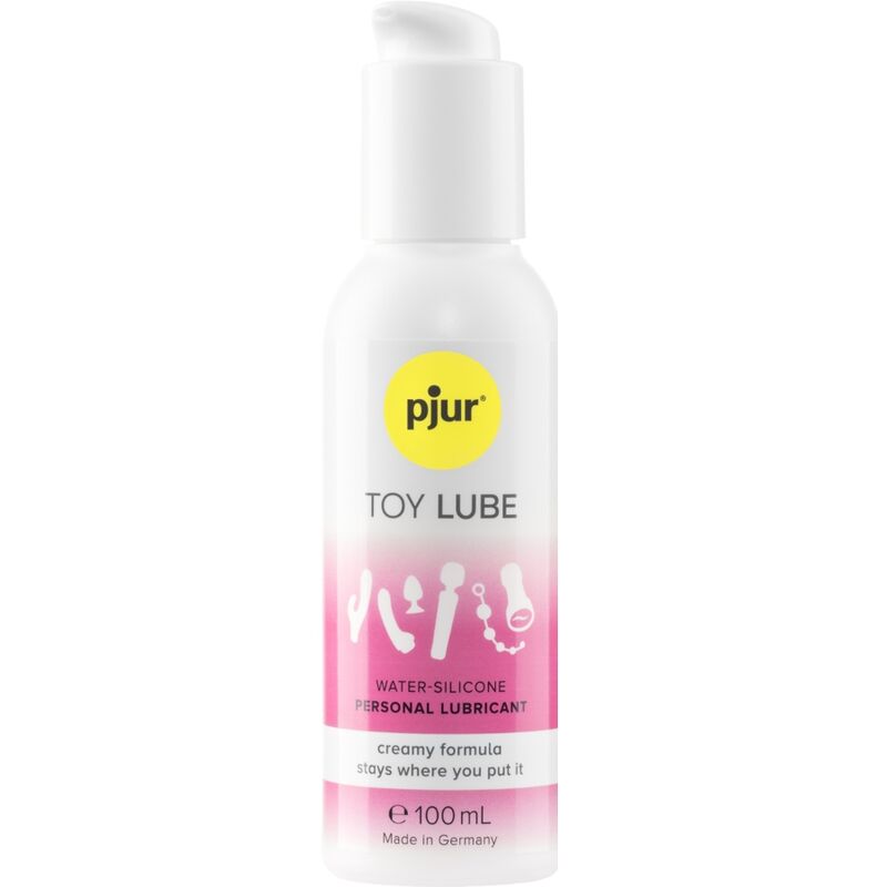 Lubrifiant pour jouets Woman 100 ml – Pjur sur fond blanc