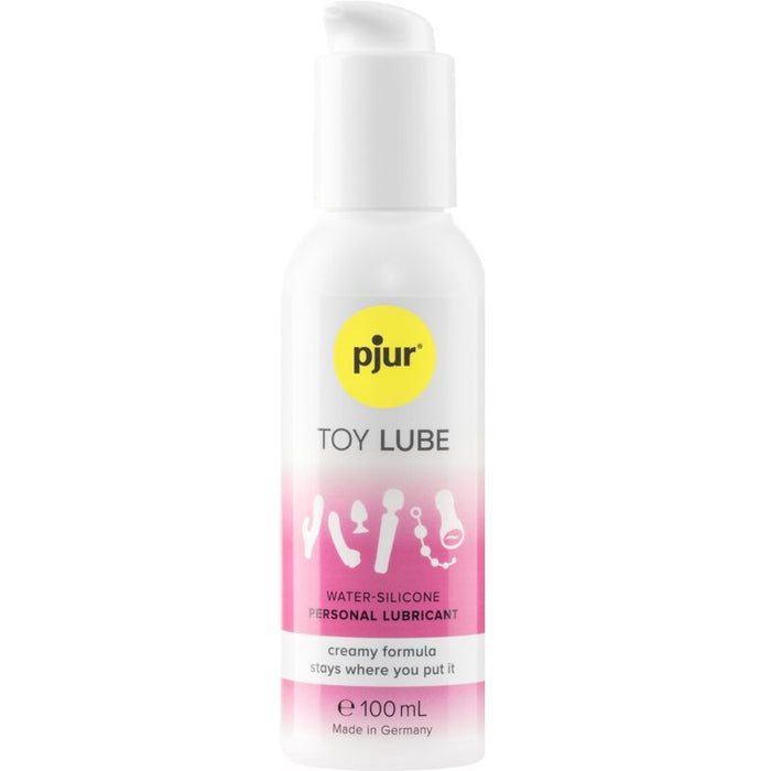 Lubrifiant pour jouets Woman 100 ml – Pjur sur fond blanc