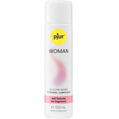 Lubrifiant silicone Bodyglide Woman 100 ml – Pjur sur fond blanc