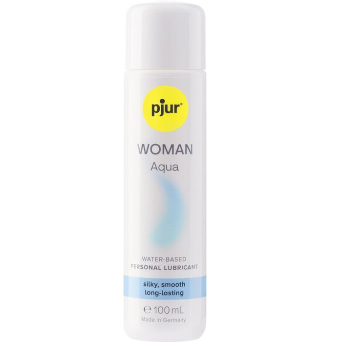 Lubrifiant Woman Aqua 100 ml – Pjur sur fond blanc