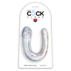Double gode Double Trouble 33 cm transparent – King Cock — vue 2
