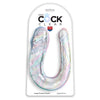 Double gode Double Trouble 44 cm transparent – King Cock — vue 2