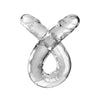 Double gode Double Trouble 46 cm transparent – King Cock — vue 1