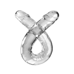Double gode Double Trouble 46 cm transparent – King Cock — vue 1