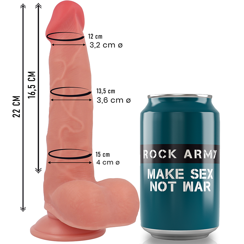 Gode réaliste Ranger 22 cm – Rock Army — vue 3