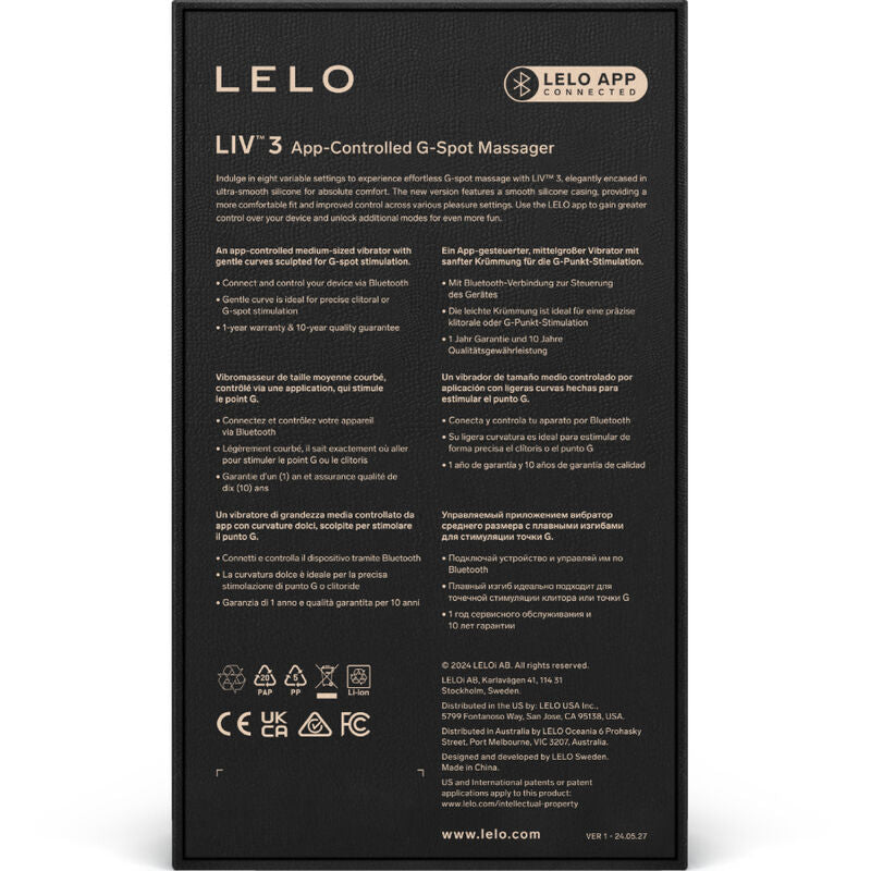 LELO Liv 3 rose packaging