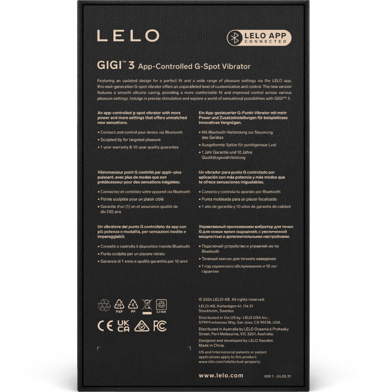 LELO Gigi 3 rose packaging