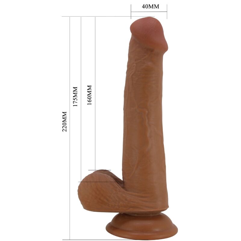 Gode réaliste 22 cm marron – Pretty Love — vue 5