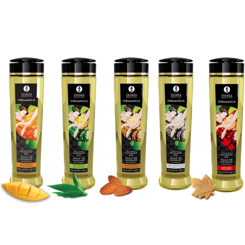 Huile de massage bio Mango 240 ml – Shunga – image 2