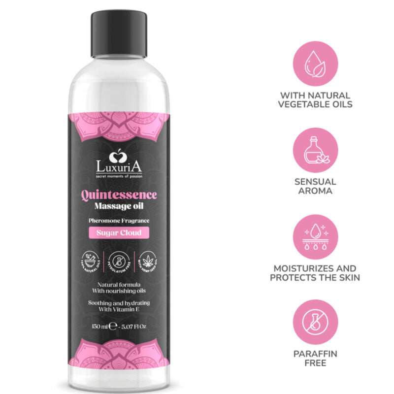 Huile de massage Quintessence Nuage de Sucre 150 ml – IntimateLine – image 4