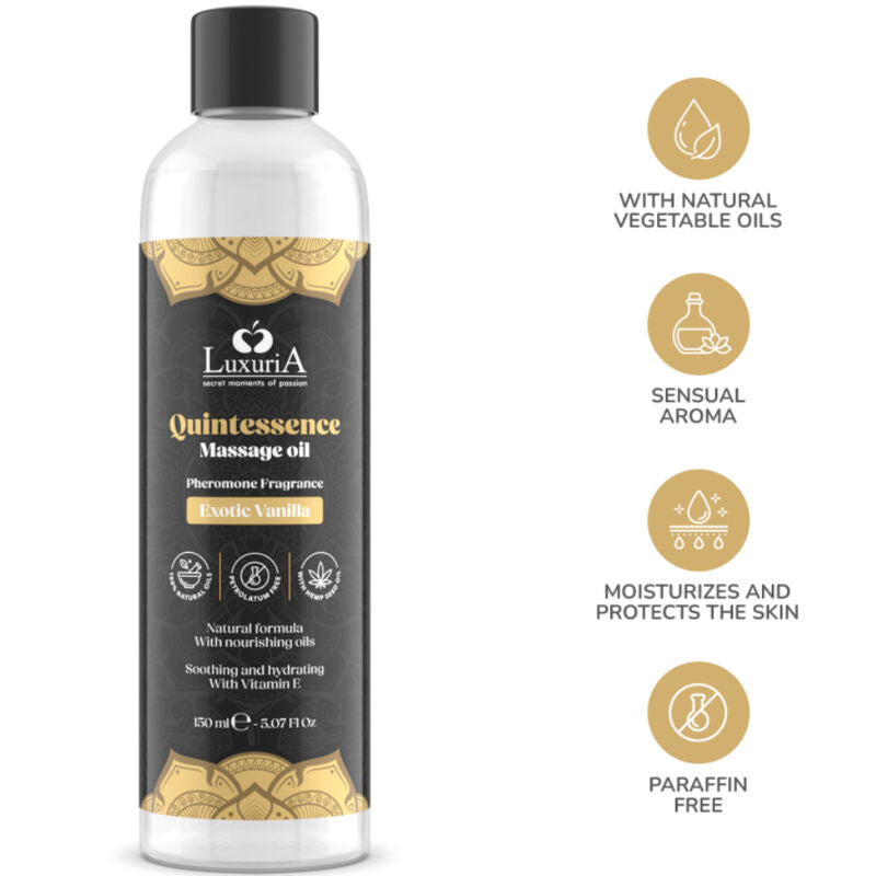 Huile de massage Quintessence Vanille Exotique 150 ml – IntimateLine – image 4
