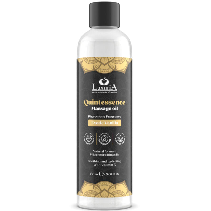 Huile de massage Quintessence Vanille Exotique 150 ml – IntimateLine – image 1