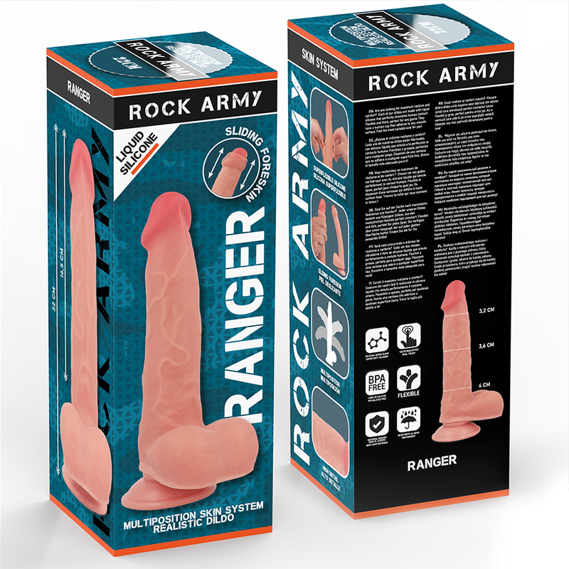 Gode réaliste Ranger 22 cm – Rock Army — vue 8