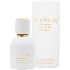 Élixir parfumé pour femmes 50 ml – PheroStrong sur fond blanc