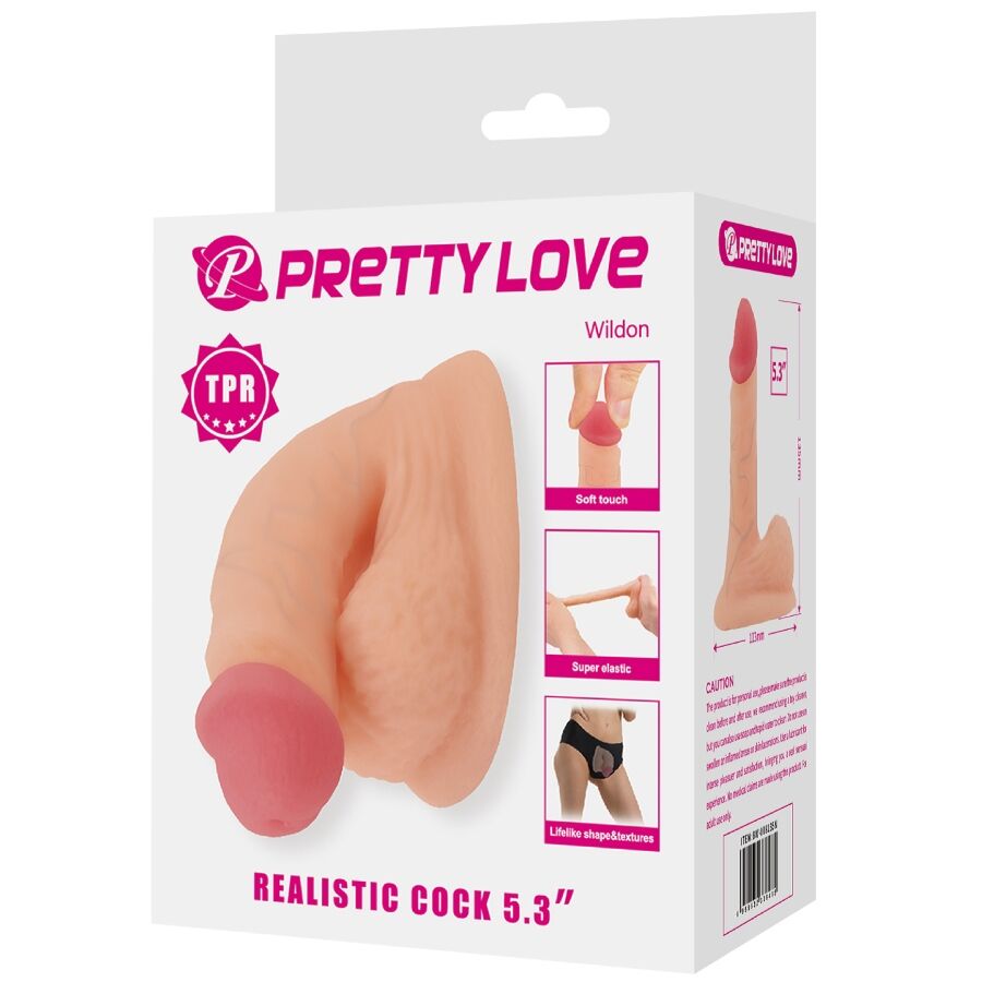 Gode réaliste Wildon 10 cm naturel – Pretty Love — vue 10