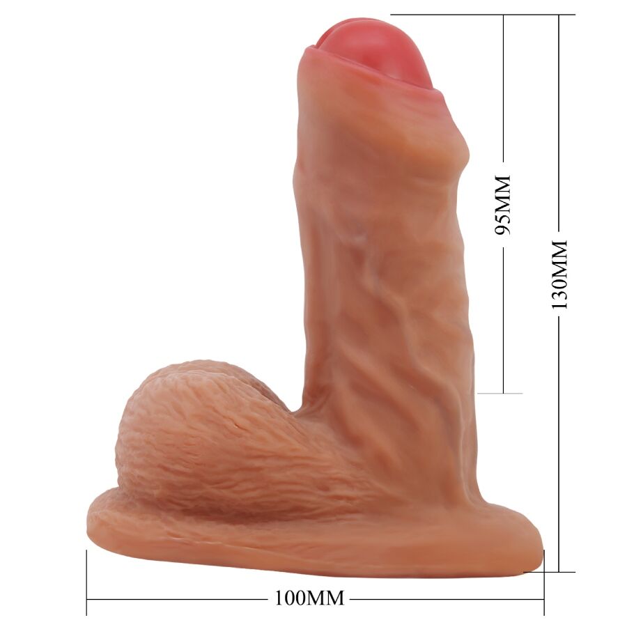 Gode réaliste Warnell 9,5 cm marron – Pretty Love — vue 9