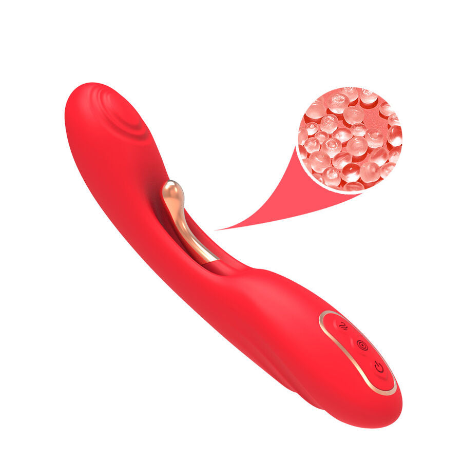 Vibromasseur à langue oscillante rouge – Armony – vue 7