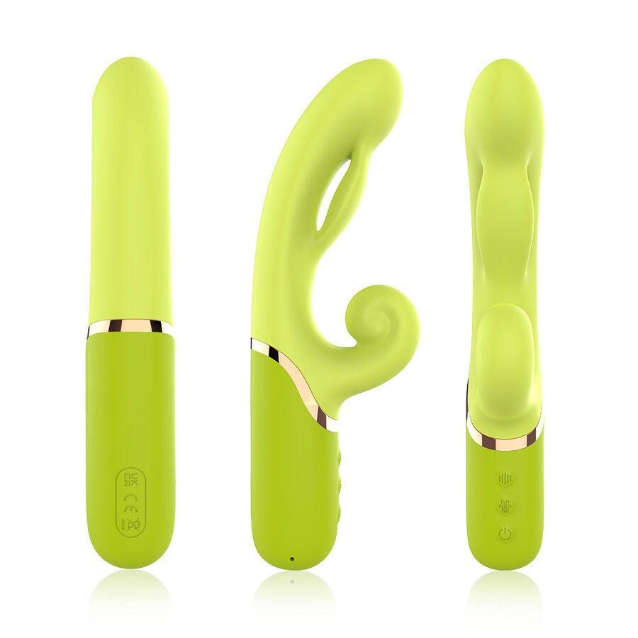Stimulateur vibrant gonflable point A vert – Armony – vue 6