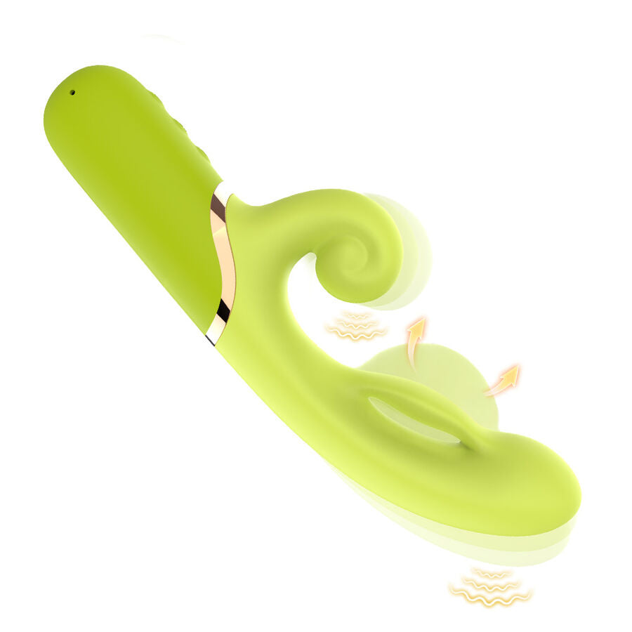 Stimulateur vibrant gonflable point A vert – Armony – vue 4