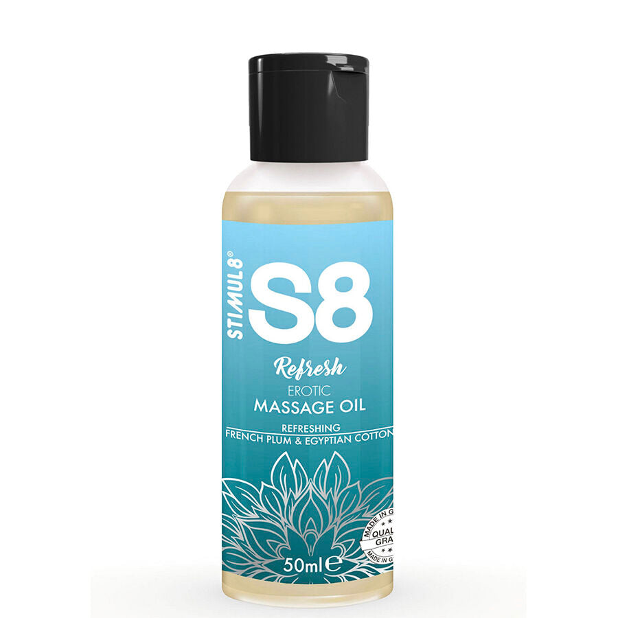 Huile de massage S8 Refresh Coton 50 ml – StimUL8 – image 1