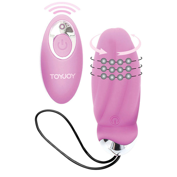 Vibromasseur télécommandé You Crack Me Up rose – ToyJoy – vue principale sur fond blanc