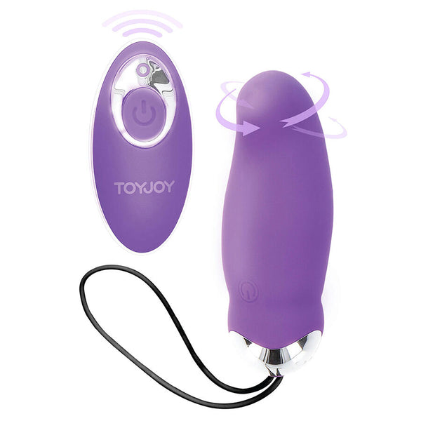 Vibromasseur télécommandé My Orgasm Eggsplode violet – ToyJoy – vue principale sur fond blanc
