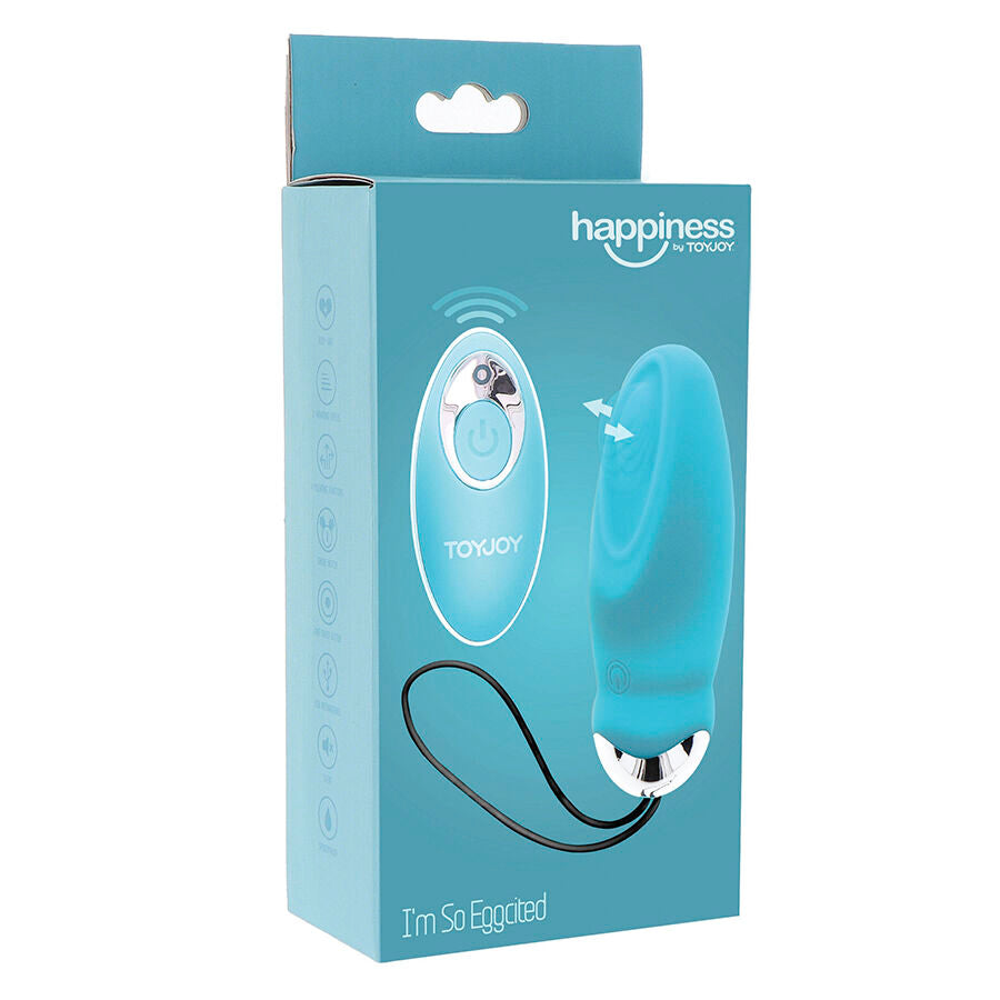 Vibromasseur télécommandé I’m So Eggcited bleu – ToyJoy – vue 7