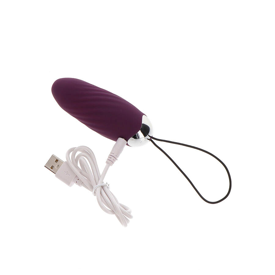 Vibromasseur télécommandé Knock Knock Eggstavagant violet – ToyJoy – vue 4
