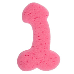 Éponge de bain rose en forme de pénis – Diablo Picante
