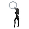 Porte-clés décapsuleur silhouette féminine noir – Diablo Picante