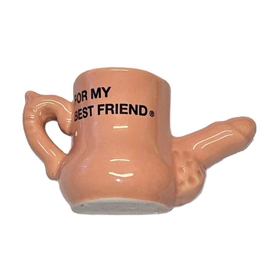 Mini-mug aimanté en céramique, pénis en relief – Diablo Picante