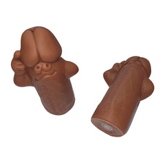 Sifflet humoristique en forme de pénis marron, 12 cm – Diablo Picante