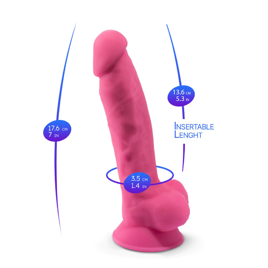Gode réaliste Silexpan modèle 1 17,5 cm rose – Silexd — vue 5