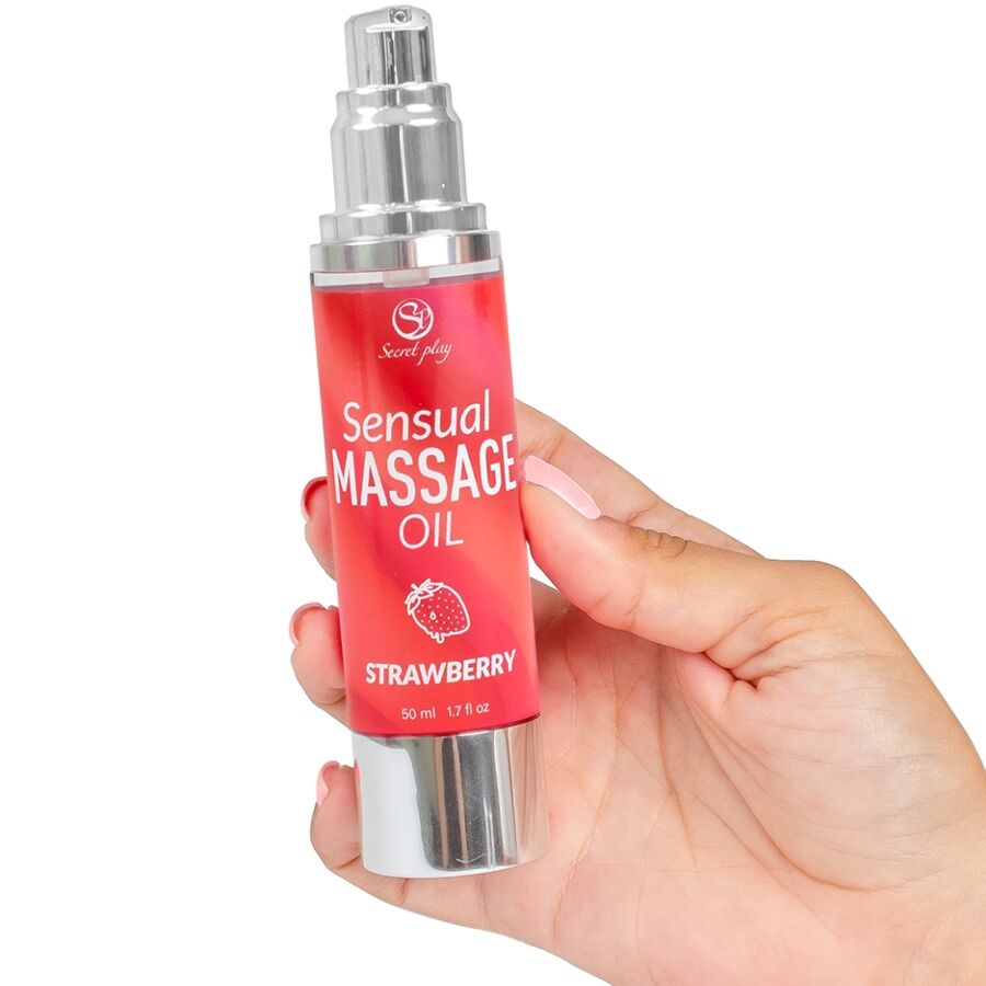 Huile de massage Fraise – SecretPlay – image 2