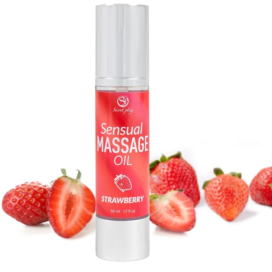 Huile de massage Fraise – SecretPlay – image 3