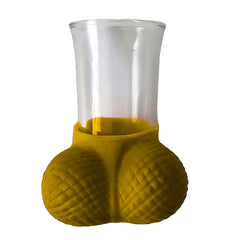 Verre à shot à socle humoristique doré – Diablo Picante