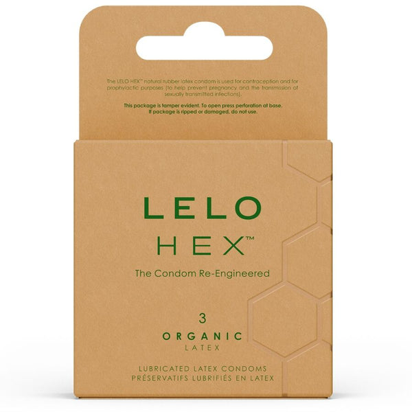 Préservatifs LELO HEX Organic x3 – vue 1