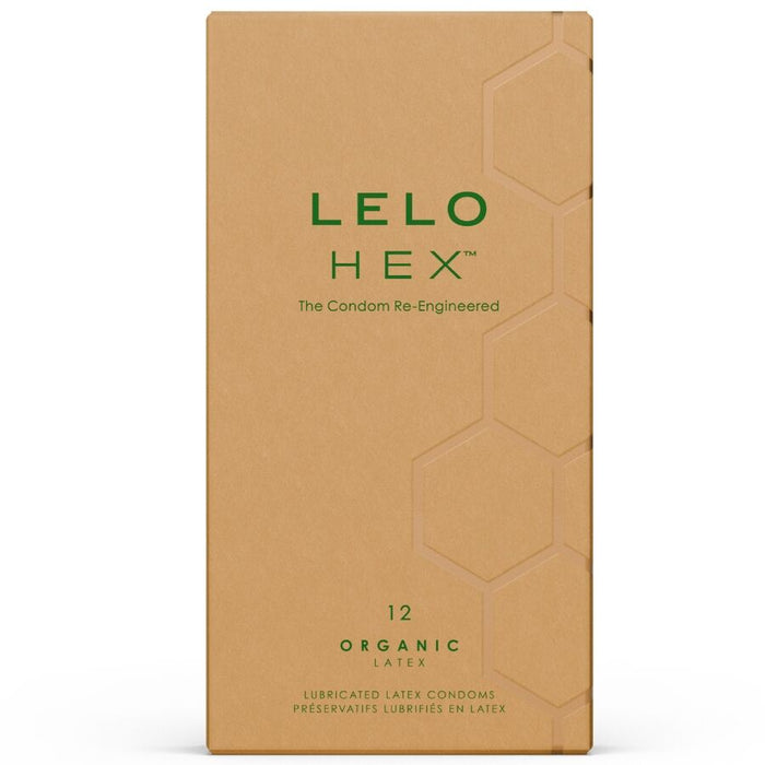 LELO - HEX BOÎTE DE PRÉSERVATIFS BIOLOGIQUES 12 UNITÉS – vue 1