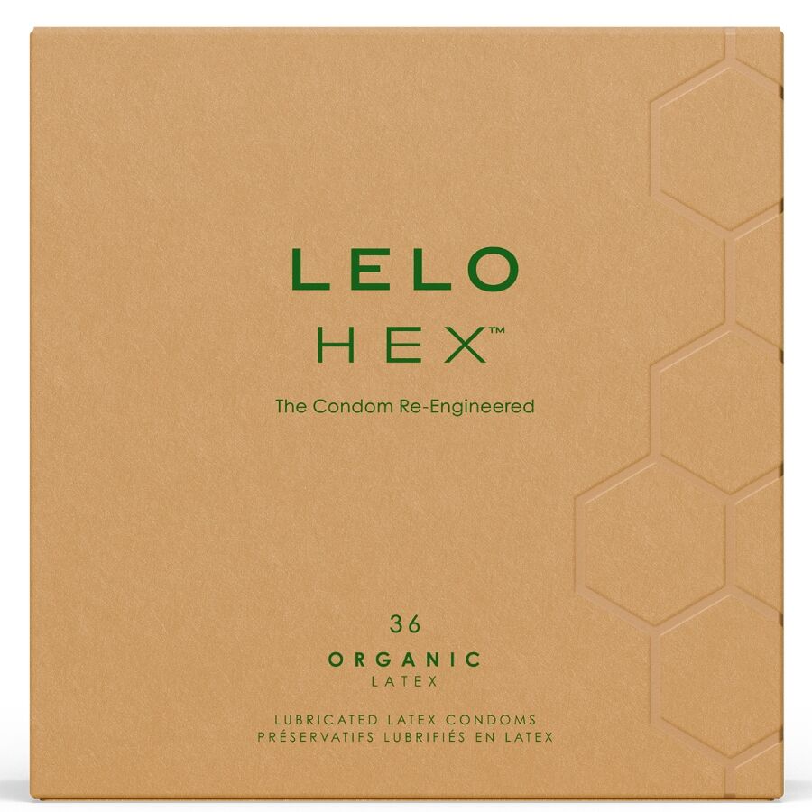 LELO - HEX BOÎTE DE PRÉSERVATIFS BIOLOGIQUES 36 UNITÉS – vue 1