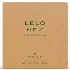 LELO - HEX BOÎTE DE PRÉSERVATIFS BIOLOGIQUES 36 UNITÉS – vue 1