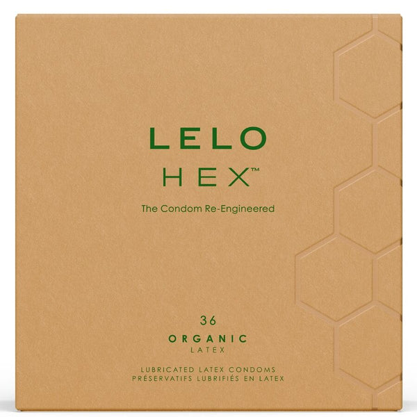 LELO - HEX BOÎTE DE PRÉSERVATIFS BIOLOGIQUES 36 UNITÉS – vue 1