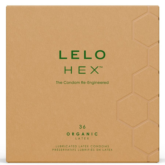 LELO - HEX BOÎTE DE PRÉSERVATIFS BIOLOGIQUES 36 UNITÉS – vue 1