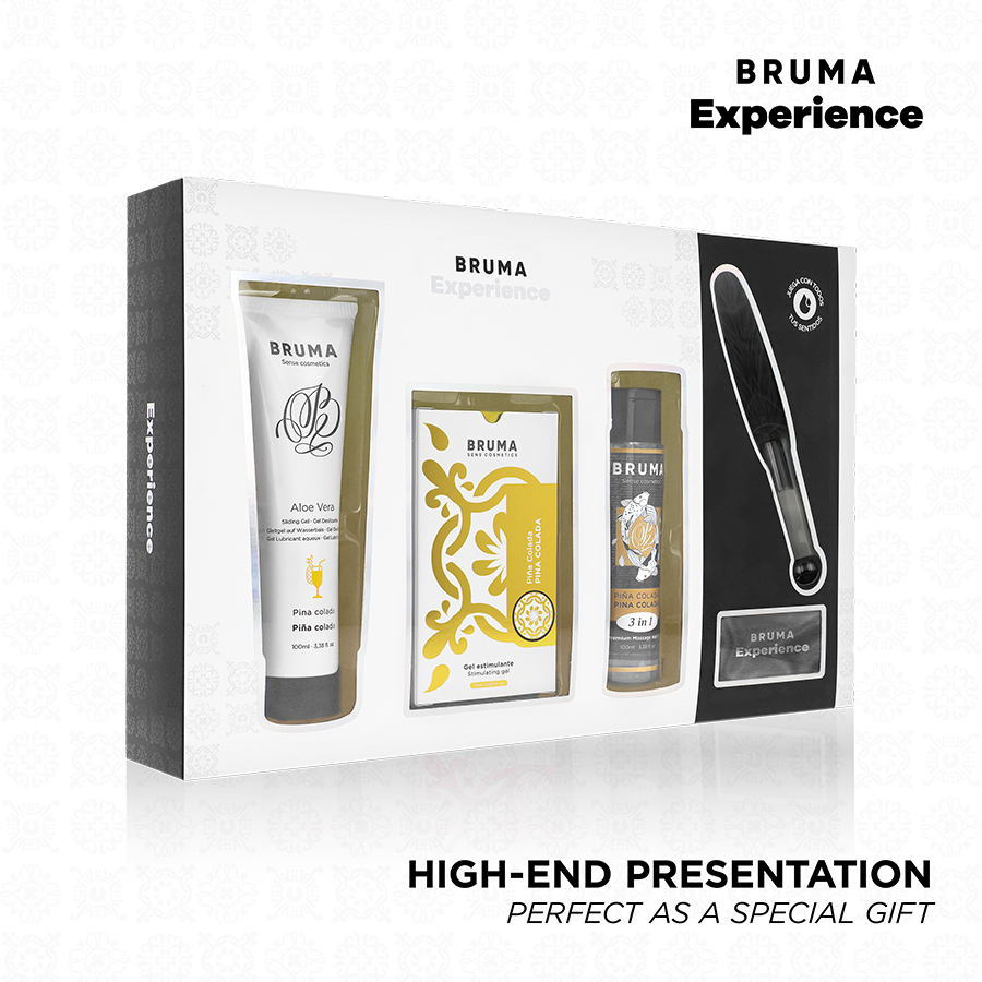 Coffret et kit intime TENTATION PINA COLADA DOUCE AVEC AMPLIFICATEUR D'ORGASME – Bruma