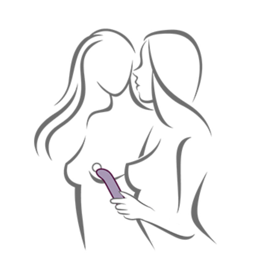 Mini vibromasseur point G Chaiamo G violet – Rocks-Off – vue 8