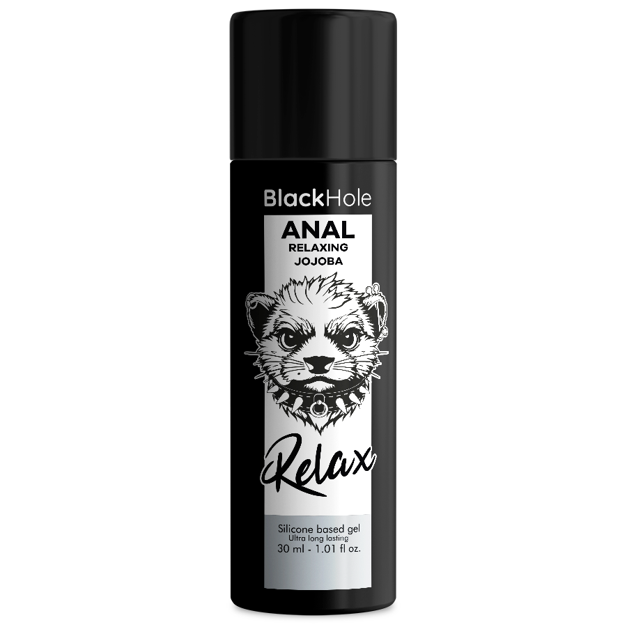 Lubrifiant anal silicone Jojoba Relax 30 ml – Black Hole