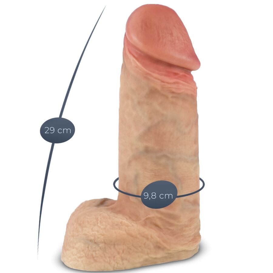 Gode réaliste Xtreme modèle 1 28 cm – Silexd — vue 5