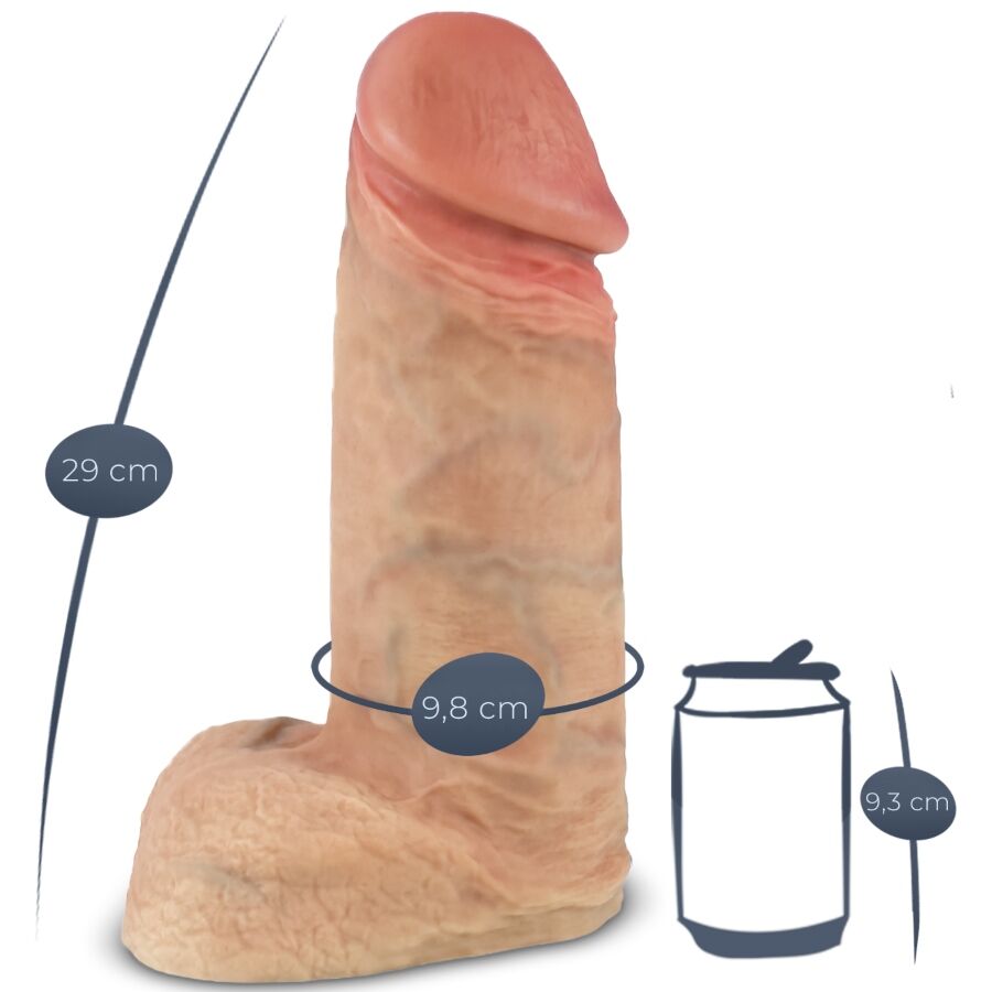Gode réaliste Xtreme modèle 1 28 cm – Silexd — vue 6