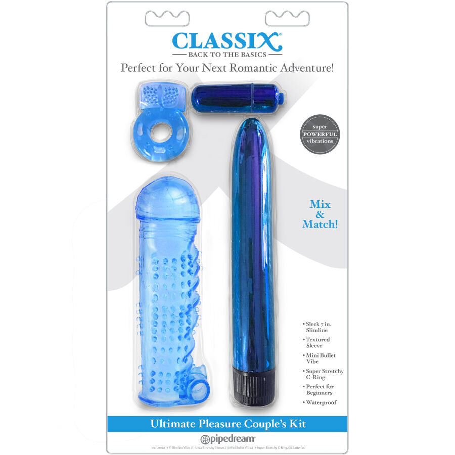 Classix - Kit De Plaisir Ultime Pour Couples Azul - vue 2