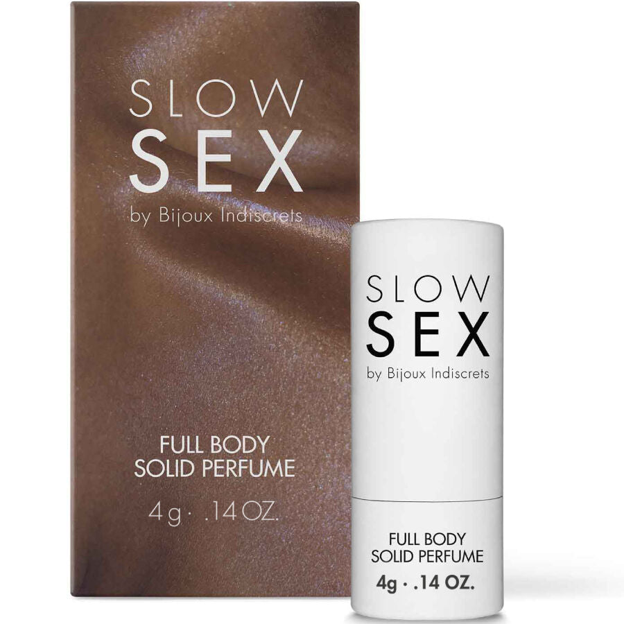 Parfum corporel solide Slow Sex – Bijoux Slow Sex – vue principale sur fond blanc